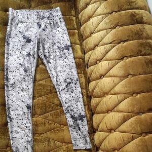 Terez Women's Black and Gray Patterned Leggings